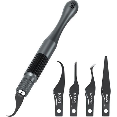4-in-1-Klinge zum Entfernen von integrierten Schaltkreisen/Prozessoren, Reparieren von Festplatten, Reparieren von Mobiltelefon-Motherboards, Abkratzen und Entfernen von Klebstoffen. (1/4)