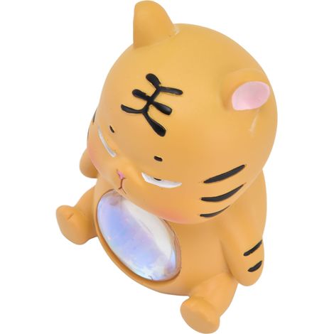 Nachtlicht in Tierform, niedlich, exquisit, langlebig, sicher, umweltfreundlich, dekorative Sternenlampe, orangefarbener Tiger (1/5)