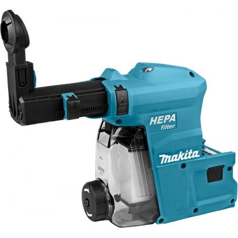 Makita – Système de collecte de poussière DX09 – Accessoire pour aspirateur – Filtration Hepa H13 99,75% – Puissance d'aspiration 350 l/min – 1995852