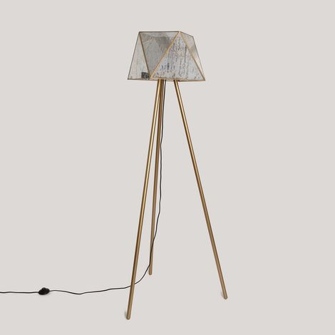 Stehleuchte Metall und Glas Mattina ILUZZIA Gold (1/5)