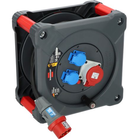 Brennenstuhl professionalLINE CEE-Kabeltrommel KD 3200 C1 IP44 30m H07RN-F 5G2,5 - 9222300110 (1/5)