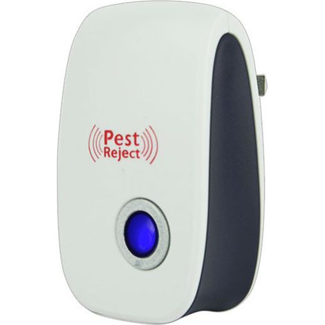 Répulsif ultrasonique électronique anti-moustiques, rats, souris, insectes et nuisibles, prise UK, pour usage intérieur (1/4)