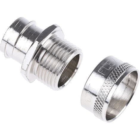 Raccord de gaine Adaptaflex M20, taille 20mm en Laiton, IP54 ( Prix pour Paquet de 10 )