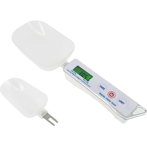 Digitale Löffelwaage, 500 g/0,1 g, Küchenwaage, digitaler Wiegelöffel mit LCD-Display, Kaffeewaage zum Kochen von Mehl, Reis, Gewürzen, Butter, Hundefutter, Katzenfutter