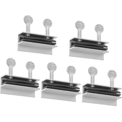 Stück Fensterbegrenzer, Diebstahlsicherung, einfach zu montierende Tür- und Fensterstopper für Zuhause, Kinder und Terrasse-24x24x60mm (1/5)