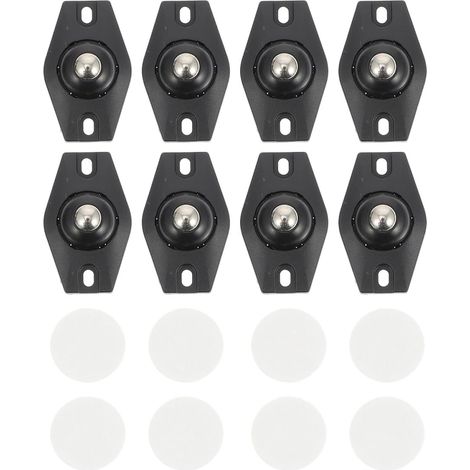de 16 roulettes pivotantes auto adhésives pour meubles mini