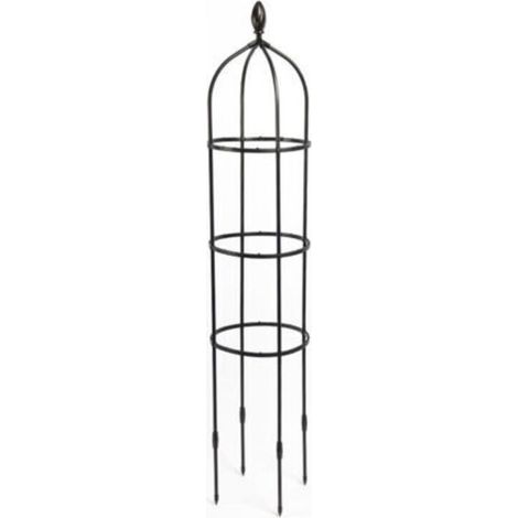 Obélisque de Jardin, Tuteur Plante Grimpante, Jardin Tuteurs de Plantes, Treillis Fleur Soutien de Arche de Jardin en Forme de Tour pour Plantes grimpantes (1/3)