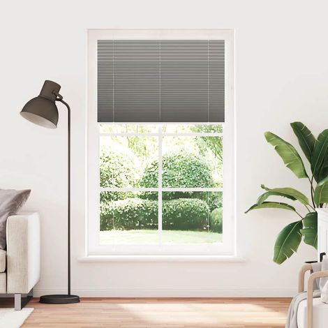 Maison Exclusive - Store plissé anthracite 115x200 cm largeur du tissu 114,4 cm