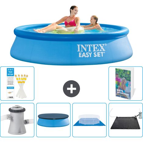 Intex Piscine Easy Set Ronde - 244x61 cm - 7-pièces S214 (1/5)