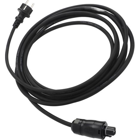 Câble micro-onduleur 5m, prise UE 230V AC, fil photovoltaïque pour onduleur solaire, câble de raccordement 5 mètres, connecteur européen, résistant aux intempéries. (1/5)