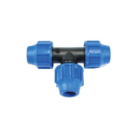 RACCORDO A COMPRESSIONE A TI PN16- - ø mm.25x25x25 - 10 pezzi