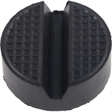 Jeffergarden Universal-Wagenheber-Auflageadapter, geteilter Gummirahmen, Schienenschutzhalterung, 6,5 cm Durchmesser (1/5)