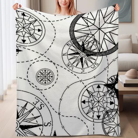 Couverture de lit en polaire super chaude, douce et légère en microfibre,6080 pouces (1/4)