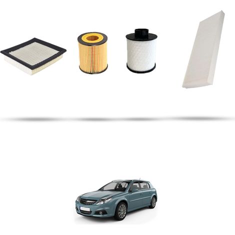 Kit tagliando 4 filtri compatibile con Opel Signum 1.9 CDTI 74kw Dal 2005 (1/5)