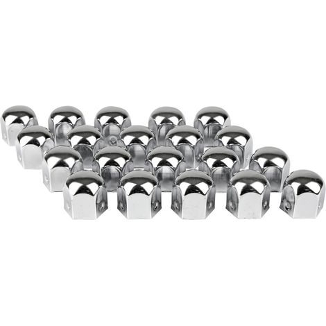Eufab Radschraubenkappe Passend für (Schraubengröße) 17 mm Chrom Metall