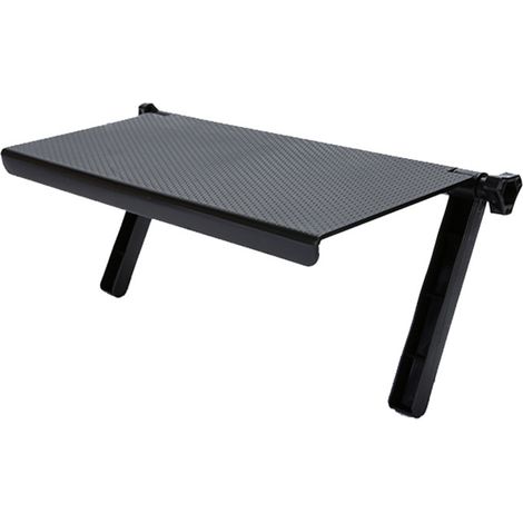 Étagère De Rangement Pour Téléviseur - Support Universel Pour Décodeur Et Moniteur - Fixation Murale Sans Perçage - Charge Max 3 Kg - 1 Pièce (1/5)