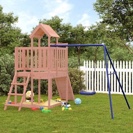 Équipement de jeu extérieur : Tente tipi pour enfants avec sac Polyester Gris 115x115x160 cm jeu extérieur enfant, aire de jeu jardin, balançoire enfant , pour jardin, usage domestique , enfant 3-8 (1/5)