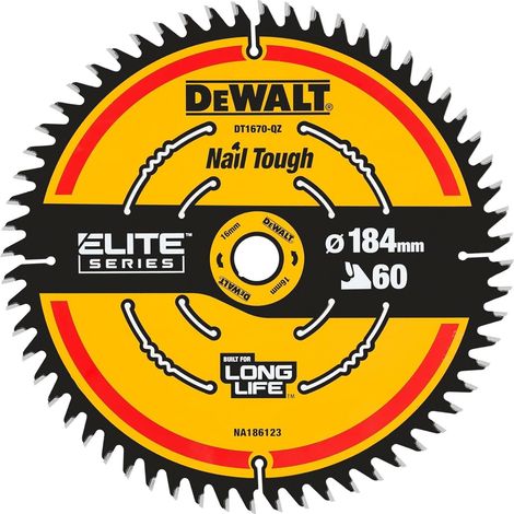Cordless Mitre Saw Blade For Dcs365 184 X 16Mm X 60T