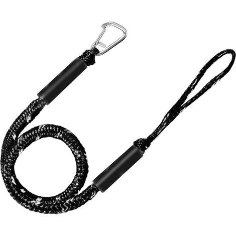 Corde d'amarrage élastique avec clip pour bateau et kayak (1/5)