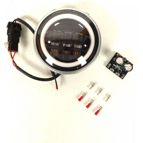 Frontscheinwerfer rund Ø112mm led 6000k 12v 25w evox für roller