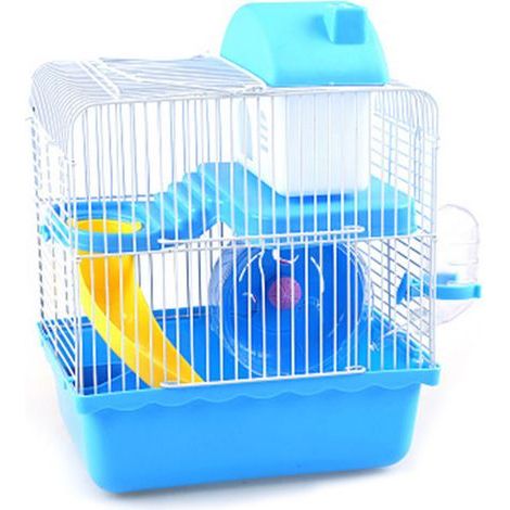 Zweistöckiger Hamsterkäfig, hohes Chassis, Hamstergehege (1/5)