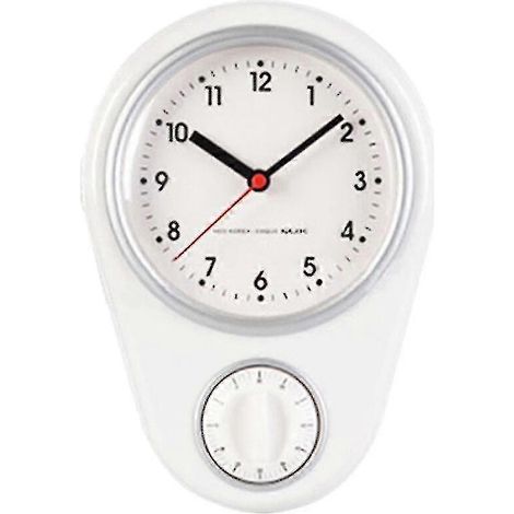 Minuteur de cuisine mural 1pc, style moderne, sans pile, pour la maison (bleu) (1/2)