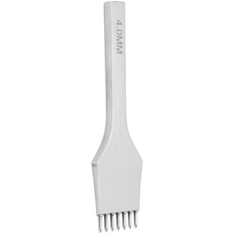 Relais en Cuir en Acier Spitzer pour des Trous Efficaces Couture et Forage, Léger et Portable pour les Travaux Quotidiens (7 dents)