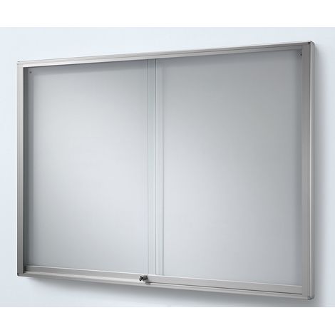eurokraft pro, Vitrine d'affichage avec cadre alu et portes