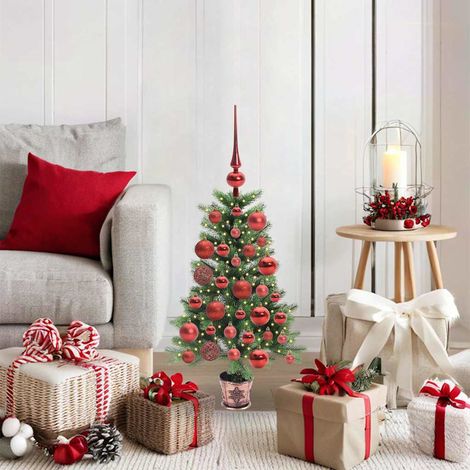Weihnachtsbaum mit 150 LEDs mit Ständer Grün 90 cm PE
