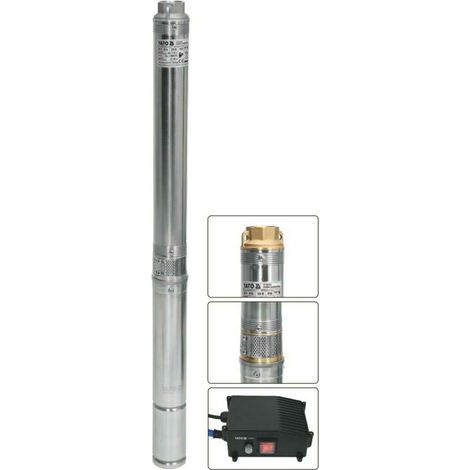 Tiefbrunnenpumpe 550W aus Edelstahl für sauberes Wasser