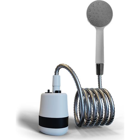 Doccia elettrica, soffione con funzione di ricarica USB, portatile, adatta per la doccia all'aperto. (1/4)