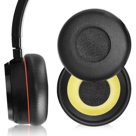 Almohadillas, orejeras y almohadillas de repuesto (1 par) para Jabra Evolve 20, 20se, 30, 30II, 40, 65 y 65+. (1/4)