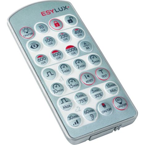 ESYLUX EM10425509  Fernbedienung für Bewegungsmelder   Silber-Blau