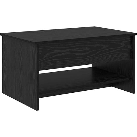 Maison Exclusive - Mesa de Café Roble Negro 80 x 50,5 x 41,5 cm
