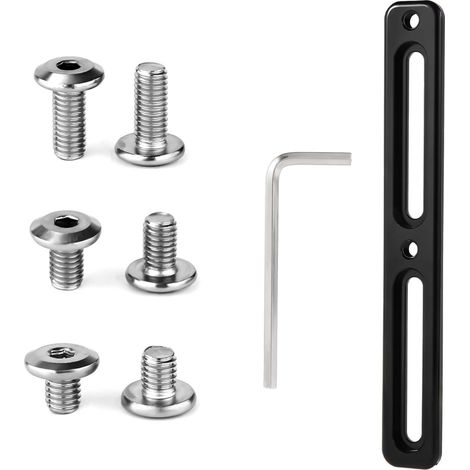 Adaptateur de Porte-Bidon de Vélo, avec 6 Vis et 1 Tournevis Réglable 2-Fentes Cage Shifter Adaptateur de Fixation pour Bouteille de Vélo Accessoires de Montage (1/5)