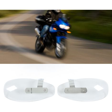 Universelle, transparente Schutzhülle für Motorradlenker und Windschutzscheiben (1/5)