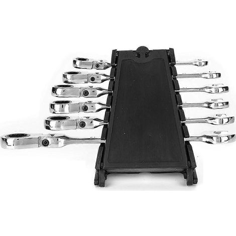6-teiliges Ratschen-Kombinationsschlüssel-Set, Handreparaturwerkzeug, Drehmoment-Steckschlüssel IS
