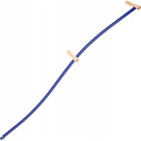 KADAX Guadaña de Jardín Manual, Metal, 147 cm, Azul