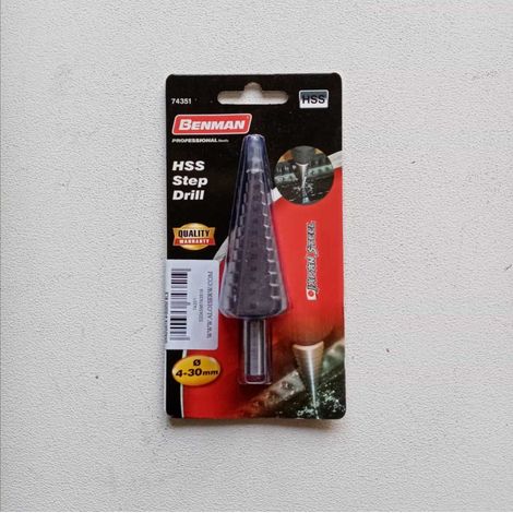 Benman fresa in hss m2 graduata da 4 a 30mm - uso professionale (1/5)