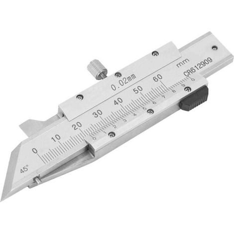 Fasenlehre, 0–50 mm, Edelstahl, für die mechanische Fertigung, die Glasverarbeitung und verwandte Industrien (1/4)