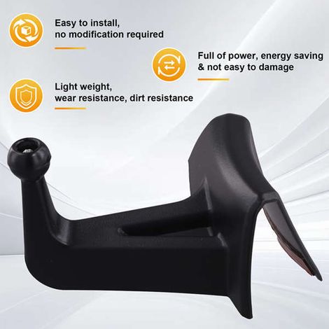 Available in one color: Black. Material: Plastic. Suitable for Fiat 500 models 2016-2024. (1/5)