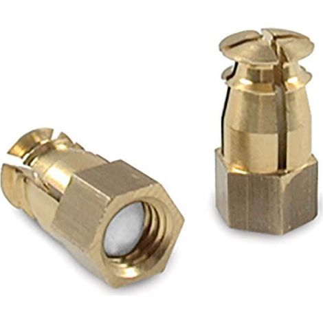 tuerca expansible laton m8-20 con pastilla para taladro 10mm.