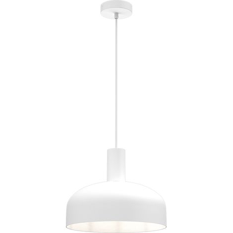 Skandinavische Hängelampe für Küche, Esszimmer, über dem Tisch, weiß, Ø 30 cm, 1x E27, 60 W, VISBY Milagro