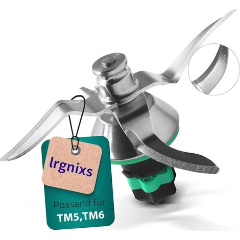 Replacement Blade For TM6/TM7, Stainless Steel Mixing Knife with Sealing Ring, Compatible with Food Processor, Kitchen Accessories and Spare Part (1/5)