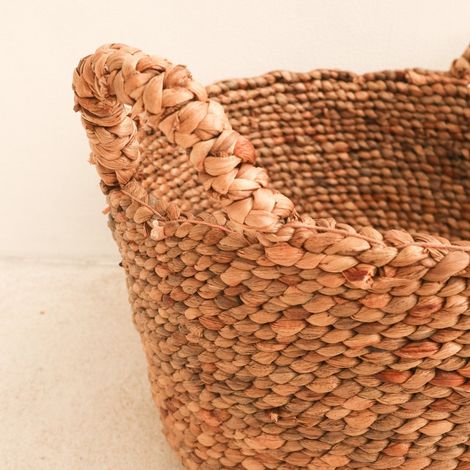 Panier de Rangement en Jacinthe d'Eau - Panier à Linge et Cache-Pot - 3 Tailles - PANGIVO (1/4)