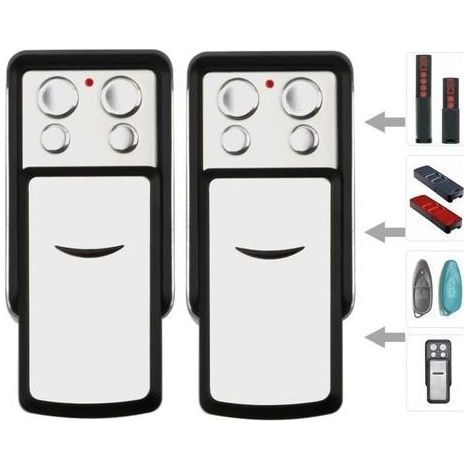 pair Télécommande de Garage Sdre-4031 868Mhz Compatible pour Télécommande Sommer 868Mhz 4020 4026 TX03-868-4 4021 4025 4011 4031 4035 Porte de Garage Rolling Code 868Mhz (Smile-2PACK) (1/4)