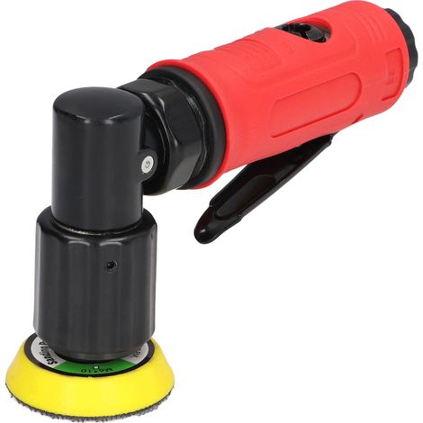90°-Druckluftschleifer (50 mm), vibrationsarmer Industriepolierer, Druckluftschleifgerät für Möbel und Holz (1/5)