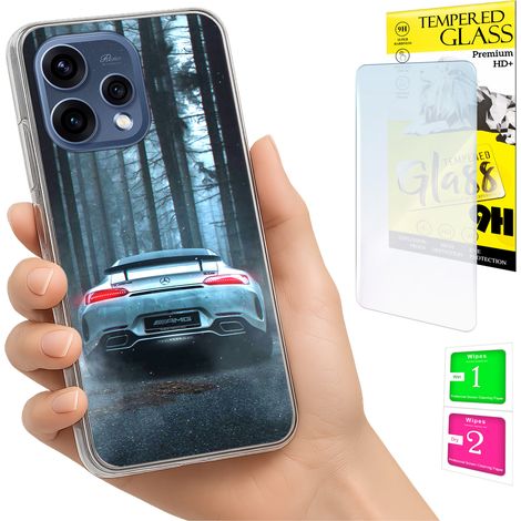 Custodia per Oppo Reno 15 5G, cover fotografica, cover posteriore + vetro 9H (1/5)