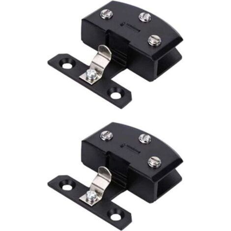 Glass Door Hinge 2 Pieces Furniture Hinge Door Clamp Hinge Hinge for Kitchen Cabinet Glass Door (1/4)