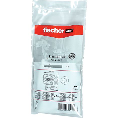 Fischer  4x  Taco  S  14  ROE  70  B  Bolsa  -  062613